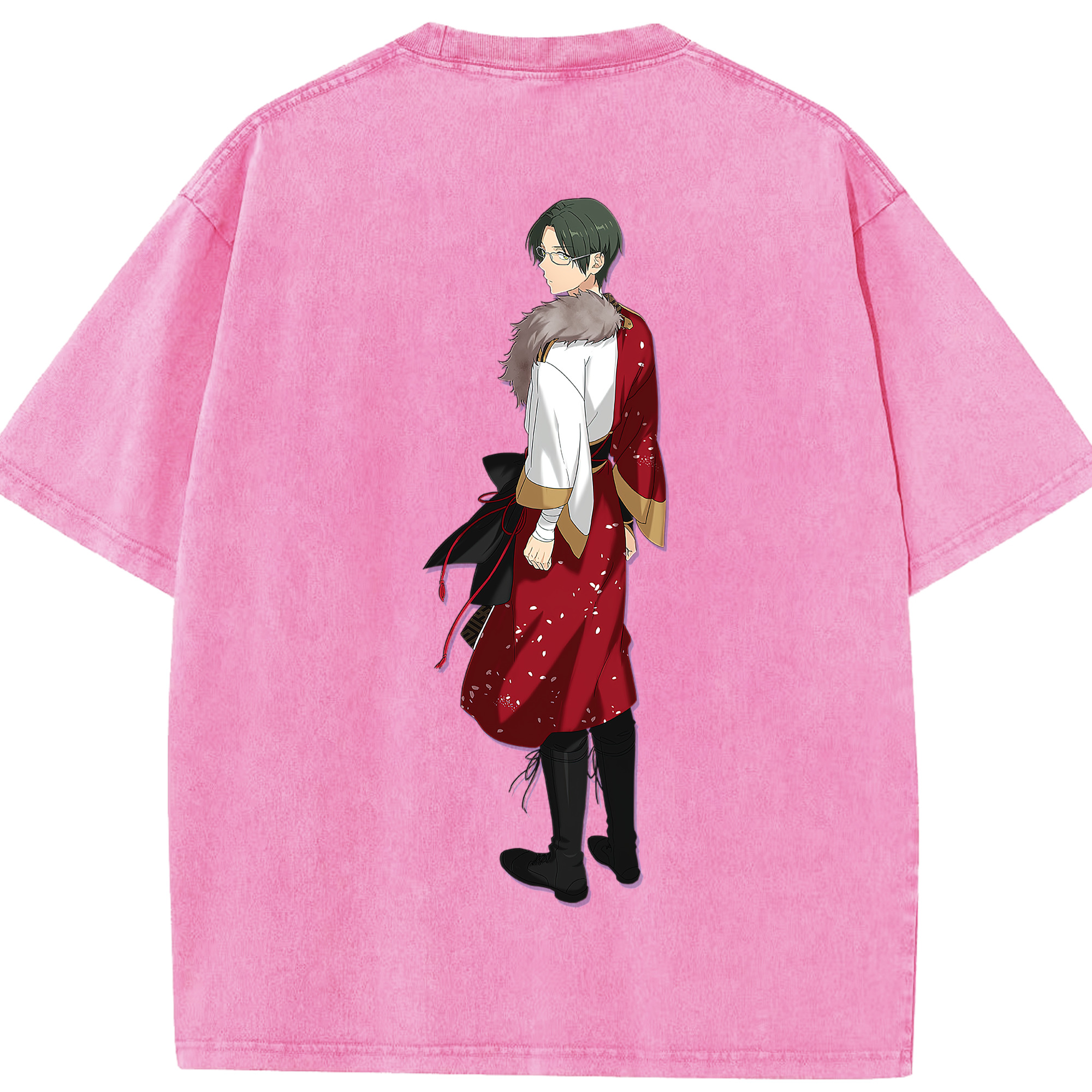 （画像用） あんさんぶるスターズ! Ensemble Stars 綿100% ヴィンテージ風 半袖Tシャツ（背面プリント）